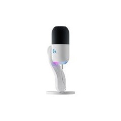 Logitech G Yeti GX Microphone - Superior Sound Quality, -55dBFS Supercardioid, Stunning White Finish